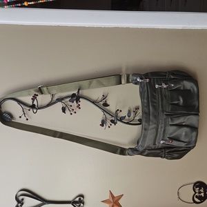 Green waterproof purse